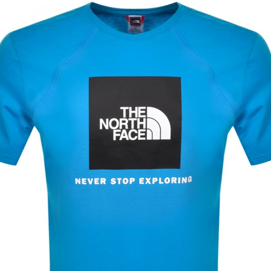 Alternative Image for ProductThe North Face Raglan Redbox T Shirt Blue2